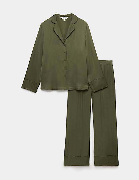 Premium Satin Revere Pyjama Set