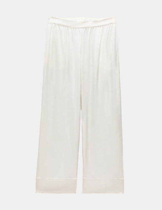 Premium Satin Wide Leg Pyjama Bottoms