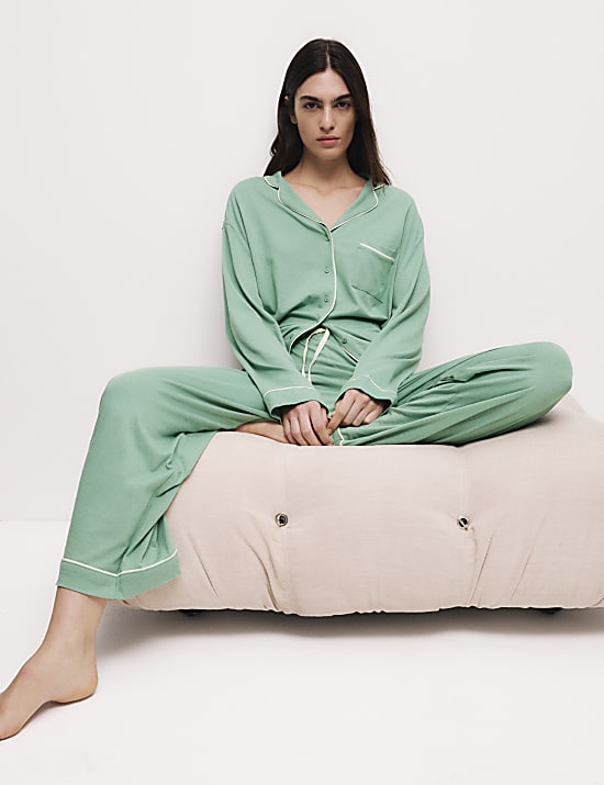 Cotton Modal Revere Pyjama Set