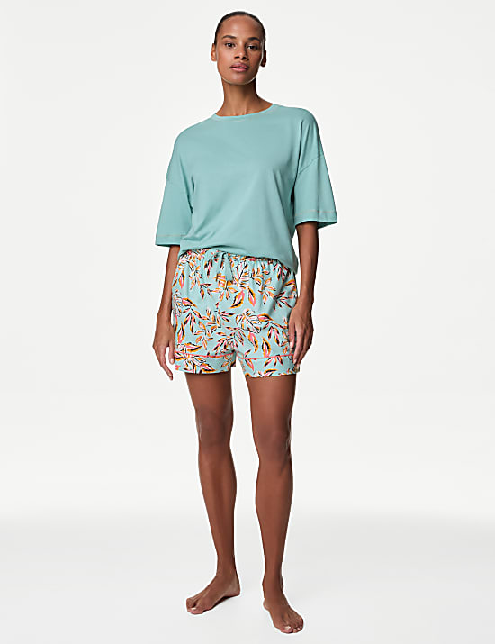 Cotton Modal Printed Shortie Set