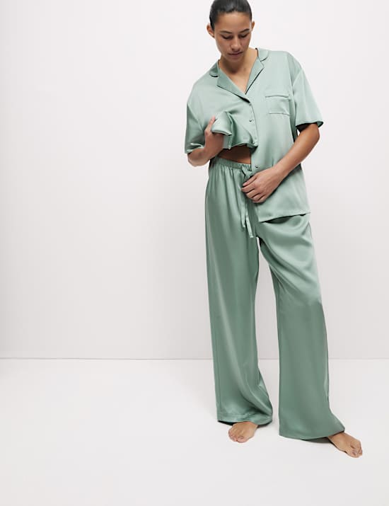 Dream Satin™ Wide Leg Pyjama Bottoms