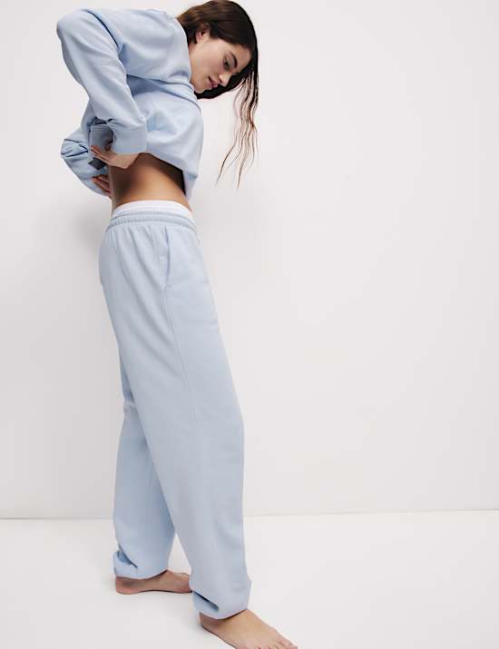 Pure Cotton Loopback Pyjama Bottoms