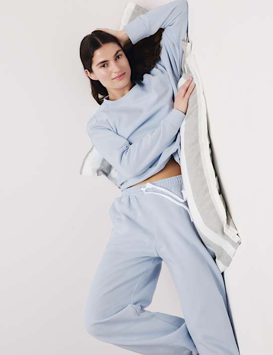 Pure Cotton Loopback Pyjama Bottoms