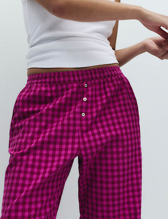 Pack de 2 partes de abajo de pijama 100% algodón estampadas