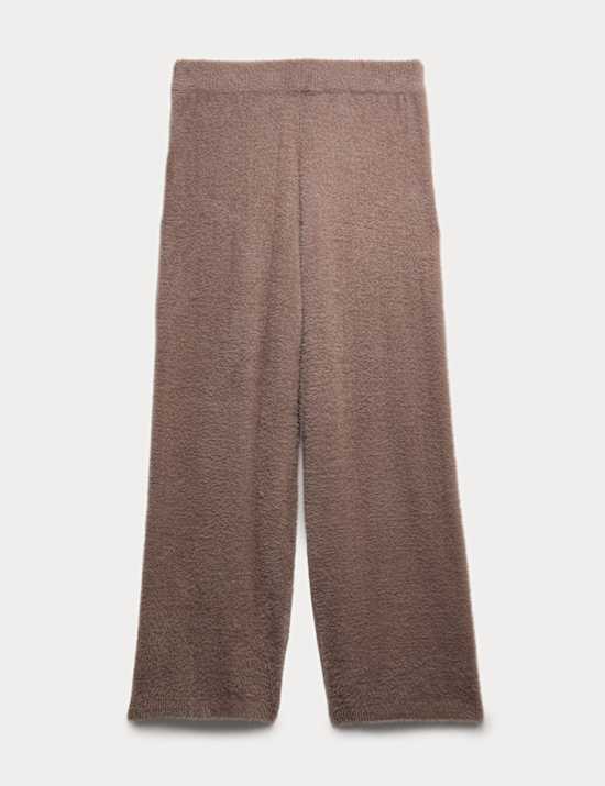Feather Knit Wide Leg Pyjama Bottoms