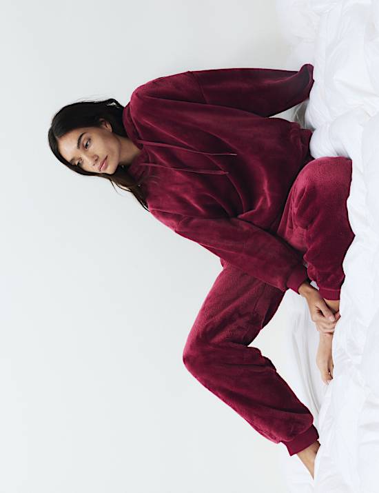 Fur Fleece Lounge Joggers