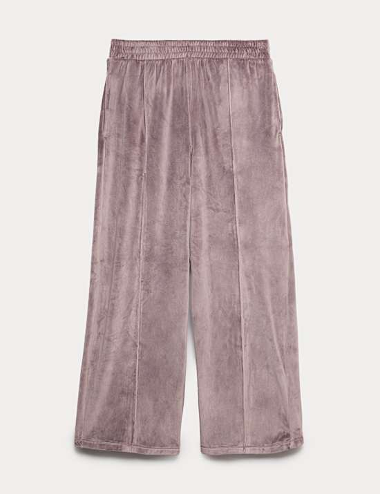 Pantalon de jogging large en velours