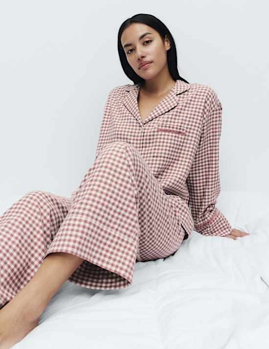 Flannel Gingham Pyjama Bottoms