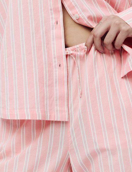 Pure Cotton Cambric Striped Pyjama Bottoms