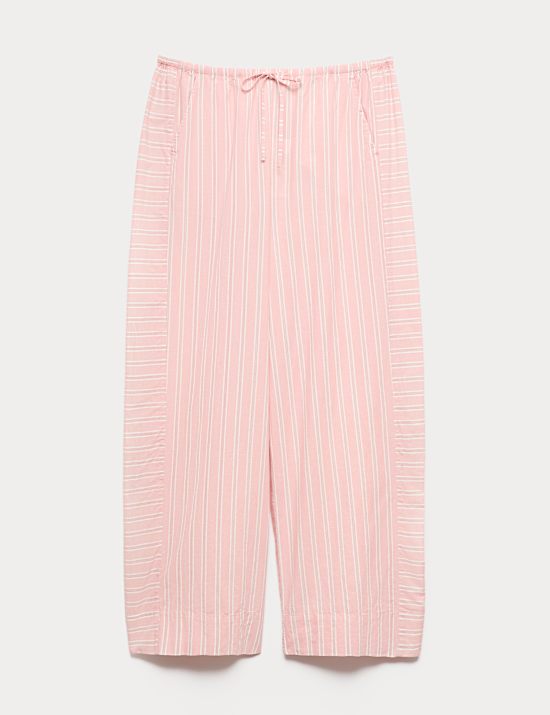 Pure Cotton Cambric Striped Pyjama Bottoms