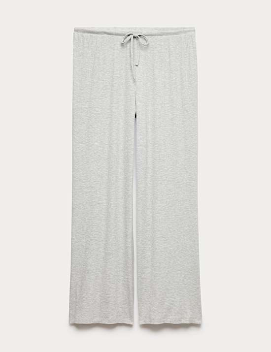 Modal Rich Ribbed Pyjama Bottoms