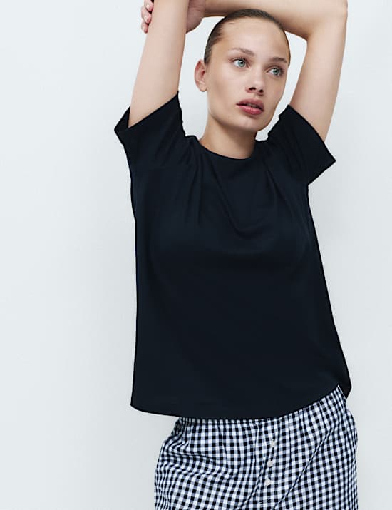 Lot de 2 bas de pyjama 100 % coton avec imprim&eacute;