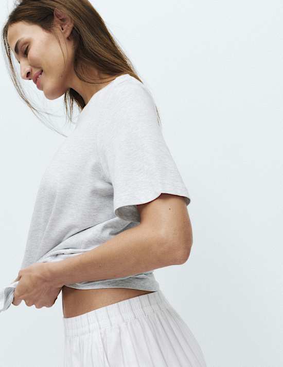 Lot de 2 bas de pyjama 100 % coton avec imprim&eacute;