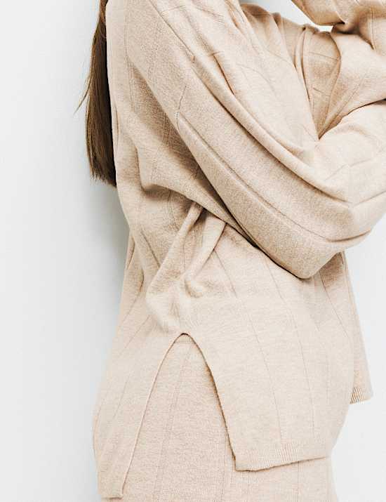 Knitted Wide Leg Pyjama Bottoms