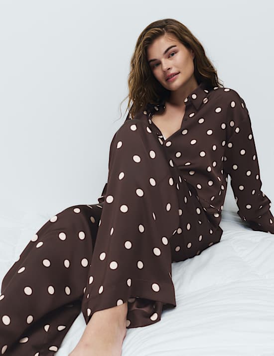 Dream Satin&trade; Polka Dot Pyjama Bottoms
