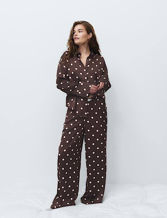 Dream Satin&trade; Polka Dot Pyjama Bottoms