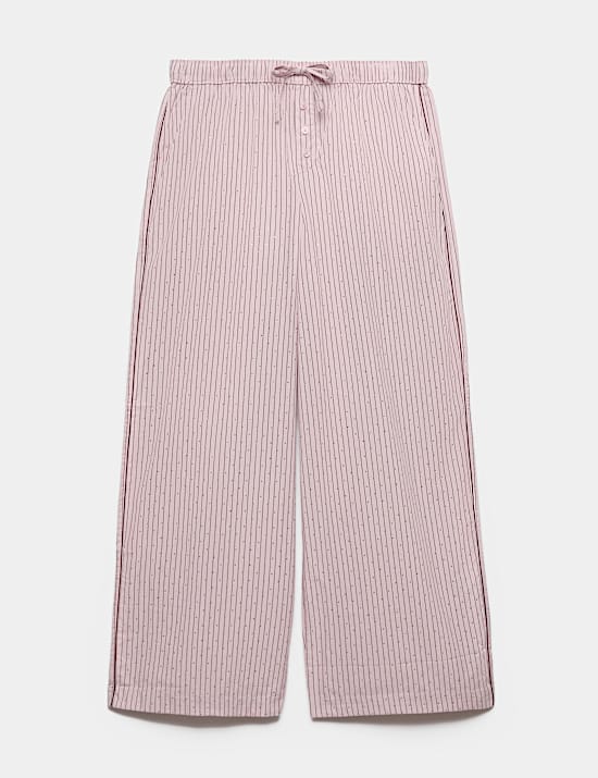 Pure Cotton Striped Pyjama Bottoms