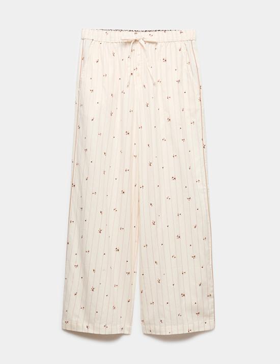 Cotton Rich Floral Pyjama Bottoms