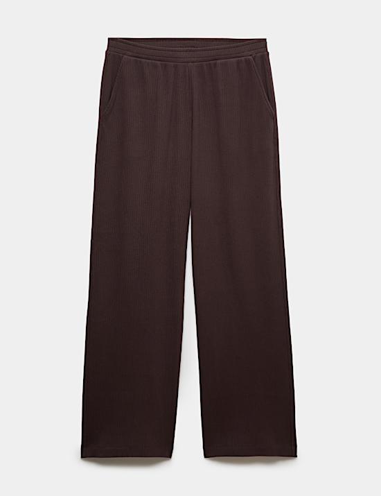 Cotton Rich Ribbed Lounge Pyjama Bottoms