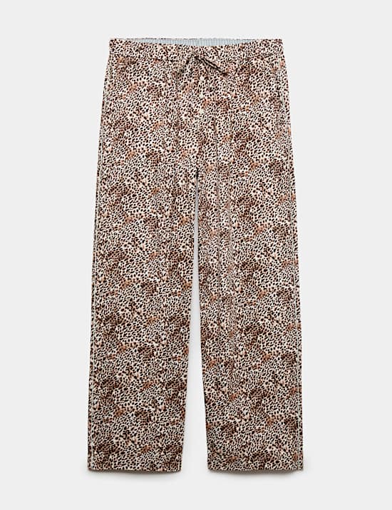 Pure Cotton Animal Print Pyjama Bottoms