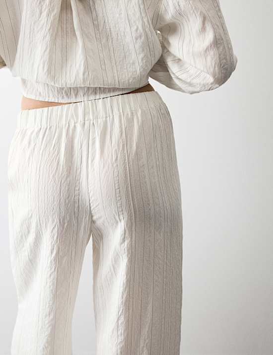 Pinstripe Revere Pyjama Set