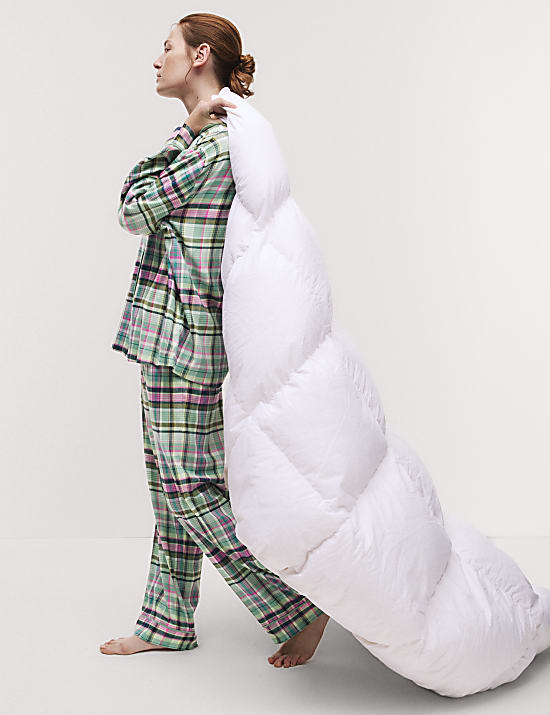 Cotton Blend Checked Pyjama Set