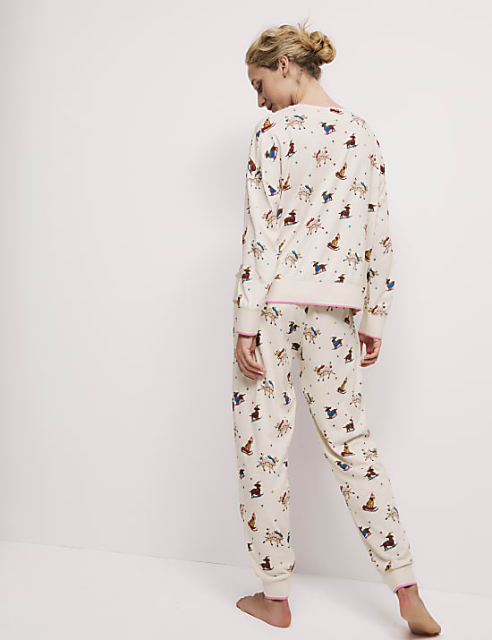 Pure Cotton Printed Pyjama Set
