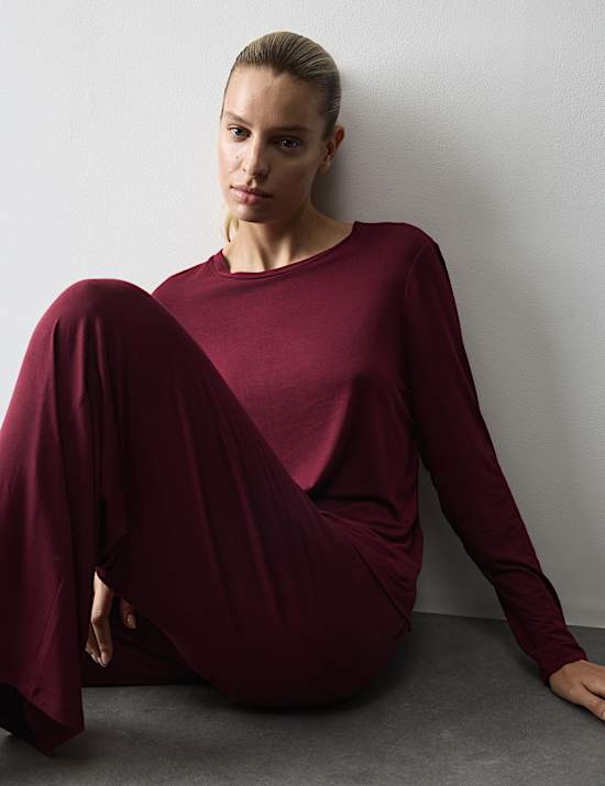 Modal Rich Long Sleeve Pyjama Top