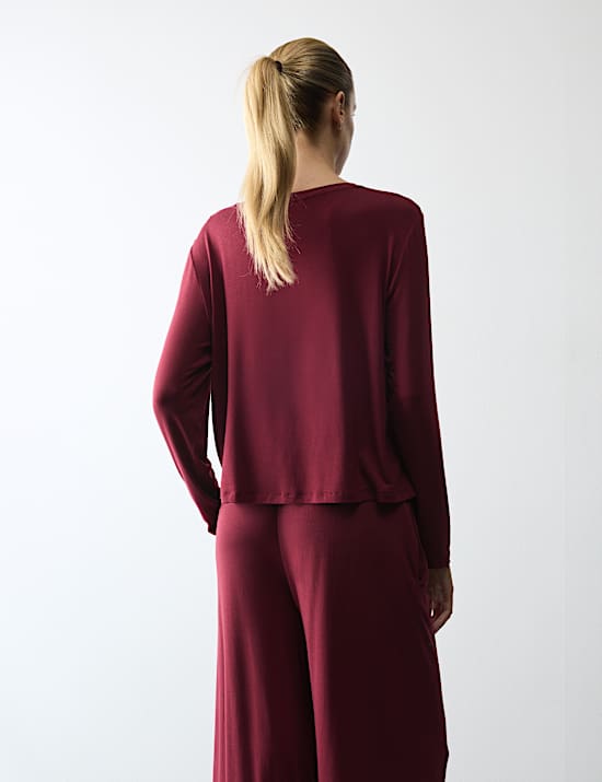Modal Rich Long Sleeve Pyjama Top