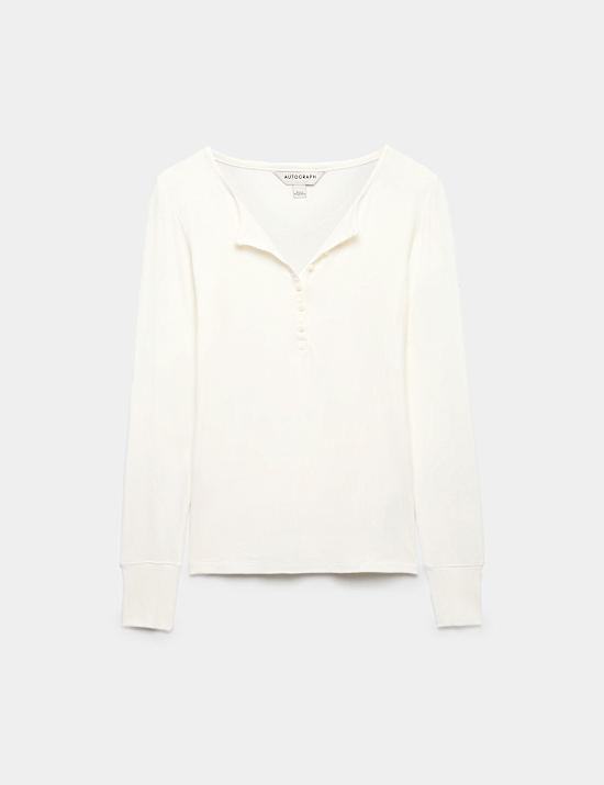 Modal Henley Pyjama Top