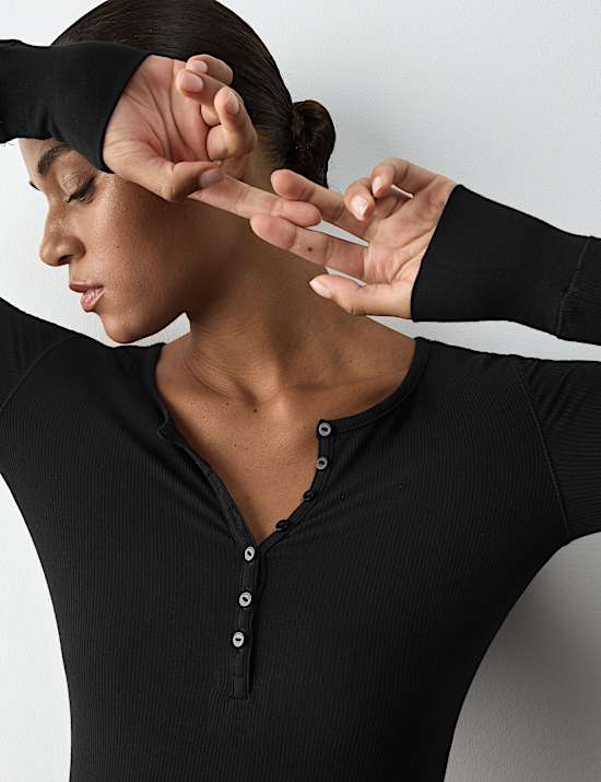 Modal Henley Pyjama Top