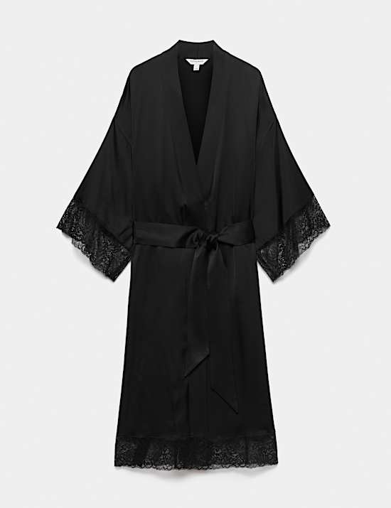 Satin Lace Long Wrap