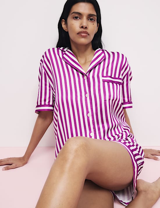 The Striped Shortie Set