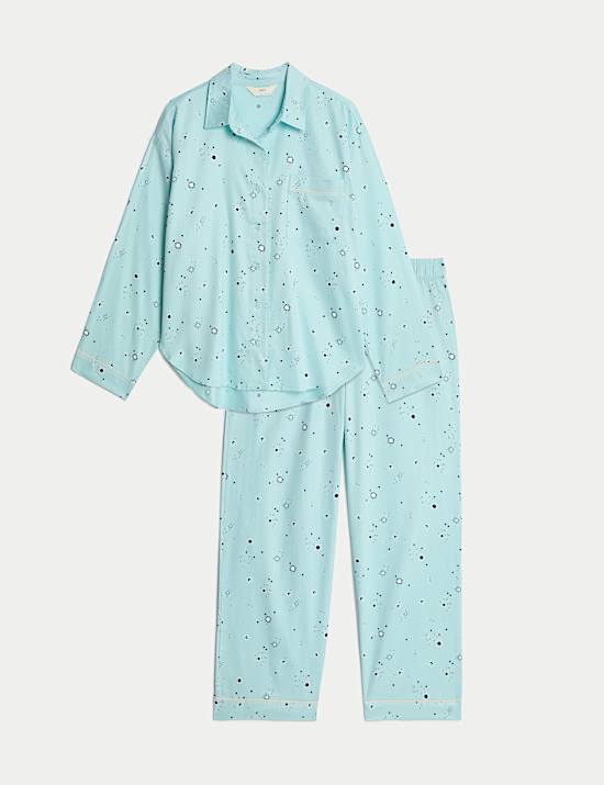 Ensemble pyjama en coton satiné imprimé Eid