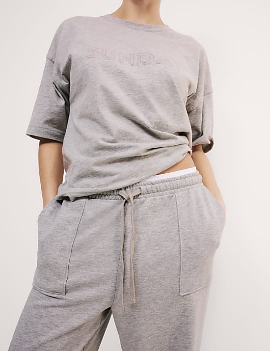 Cotton Rich Slogan Pyjama Set