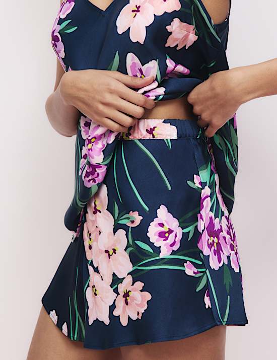 The Floral Print Shortie Set