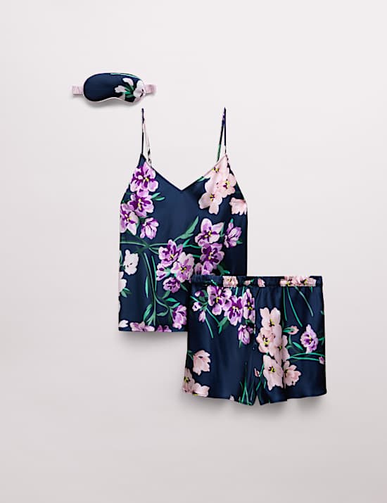The Floral Print Shortie Set