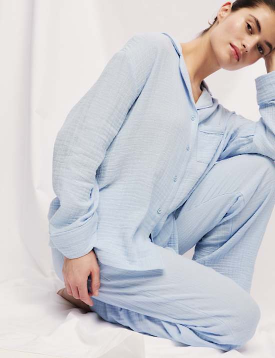Pure Cotton Muslin Cool Comfort&trade; Pyjamas