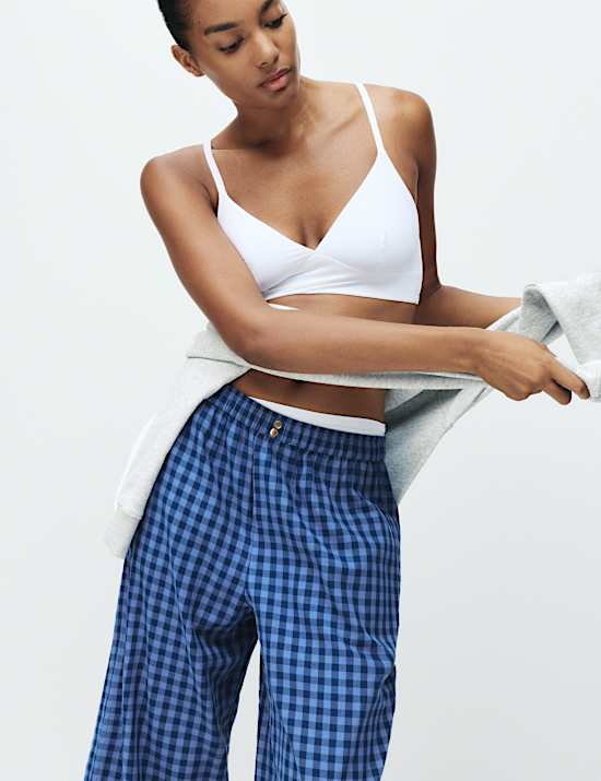 Ensemble yjama en coton ultra-doux à carreaux