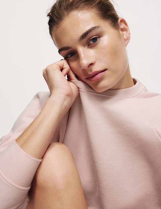 Ensemble 100 % coton avec shorty style sweat