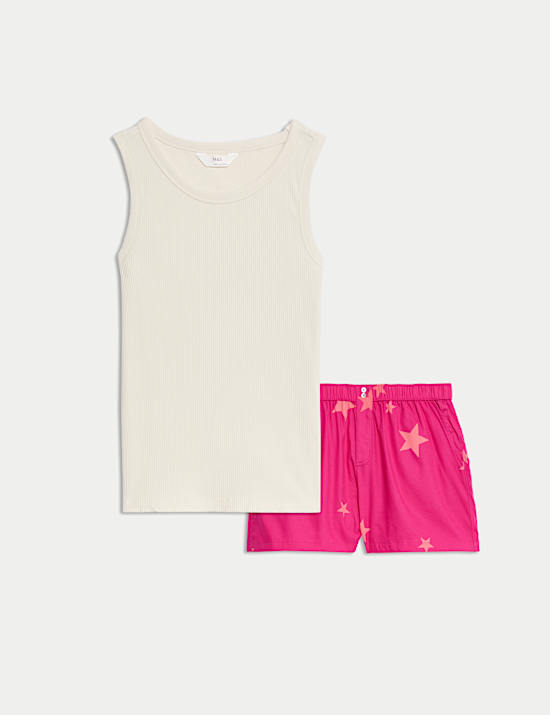 Cotton Rich Star Print Shortie Set