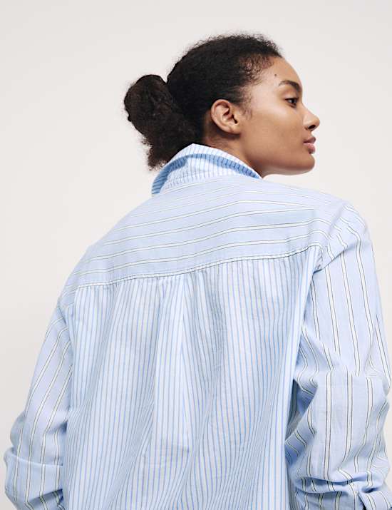 Cool Comfort&trade; Pure Cotton Striped Pyjama Set