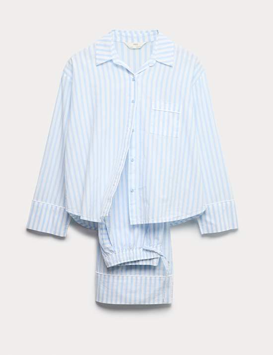 Pure Cotton Striped Pyjama Set
