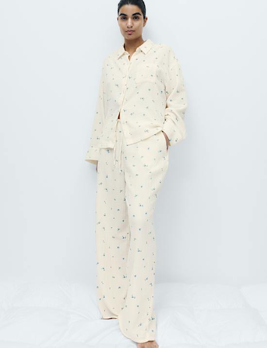 4 Piece Pure Cotton Printed Pyjama Gift Set