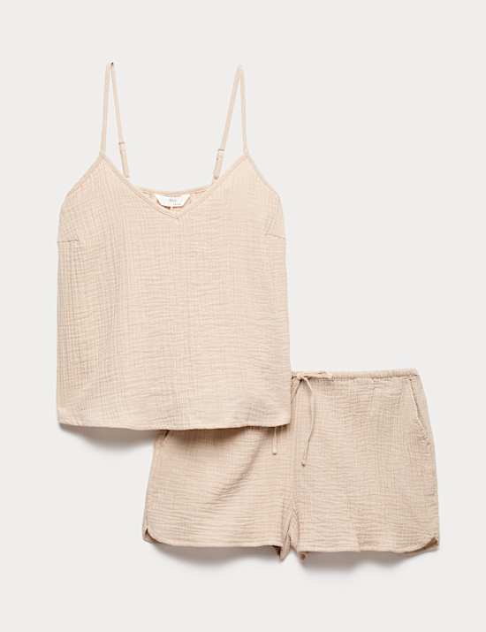 Muslin Cami Shortie Pyjama Set