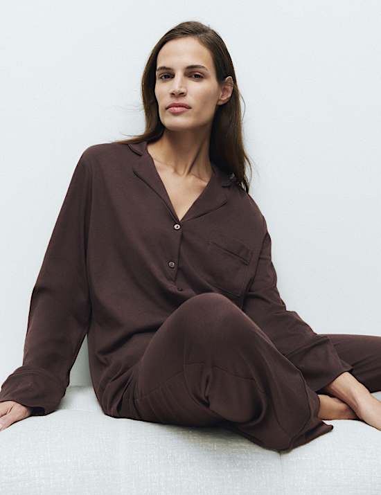 Cotton Modal Revere Pyjama Set