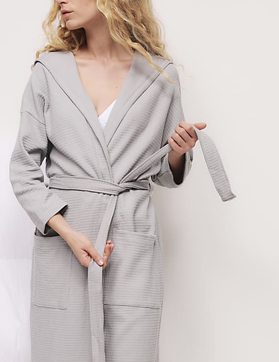 Ζέρσεϊ πικέ ρόμπα από 100% βαμβάκι