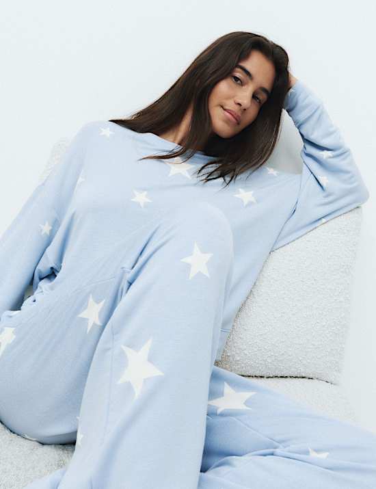 Flexifit&trade; Printed Wide Leg Lounge Set