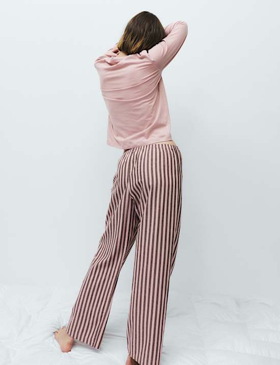 Pure Cotton Striped Pyjama Set
