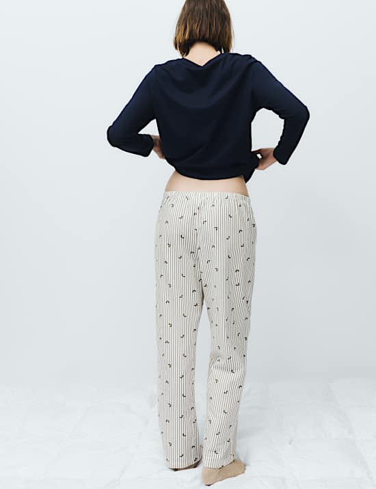 Pure Cotton Striped Pyjama Set